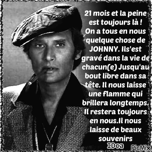 21 mois sans Johnny - Free PNG
