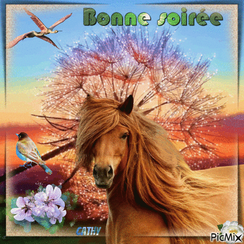 BONNE SOIRÉE - Ingyenes animált GIF