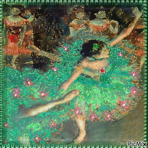 Dancers by Edgar Degas - Ingyenes animált GIF
