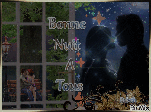 Bonne Nuit A Tous - Zdarma animovaný GIF