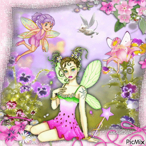 Little fairies - Gratis animeret GIF