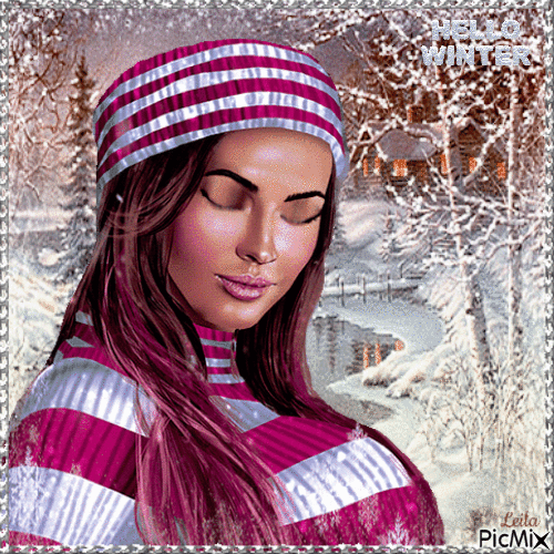 Hello Winter.... - GIF animate gratis