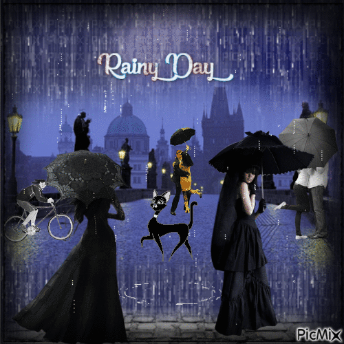 Rainy Day - GIF animasi gratis