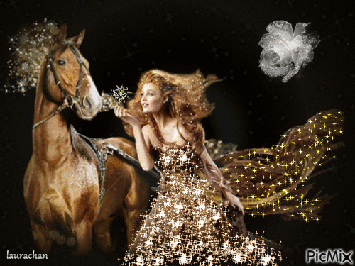 The magic horse - Besplatni animirani GIF