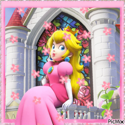 Princess Peach - Animovaný GIF zadarmo