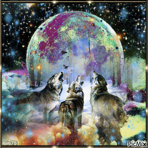 La nuit des loups concours - Δωρεάν κινούμενο GIF