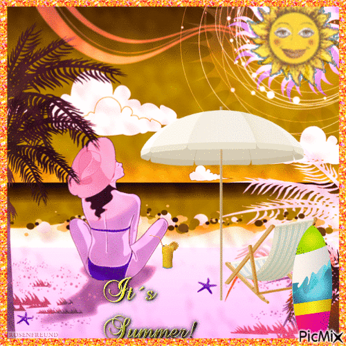 It's Summer - Darmowy animowany GIF