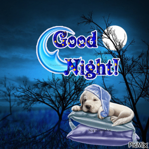 Good Night - Darmowy animowany GIF