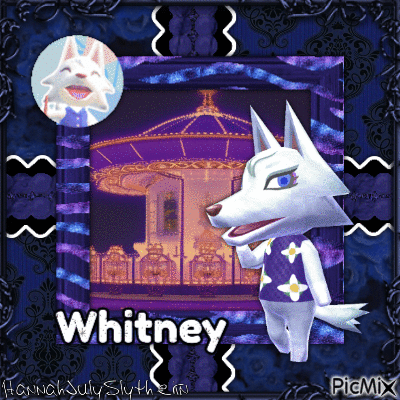 {Animal Crossing - Whitney Wolf} - GIF animé gratuit