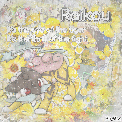 Raikou - GIF animado grátis