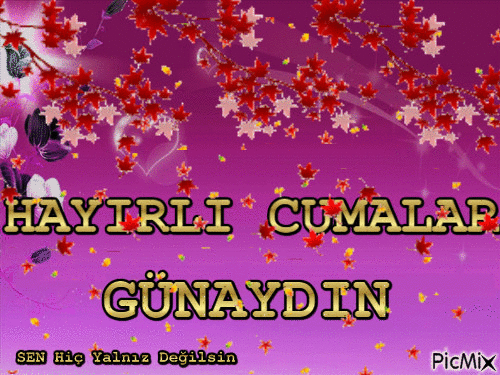 HAYIRLI CUMALAR GÜNAYDIN - Zdarma animovaný GIF
