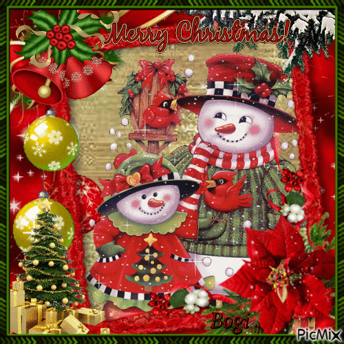 Christmas festive card for everyone... - Ingyenes animált GIF