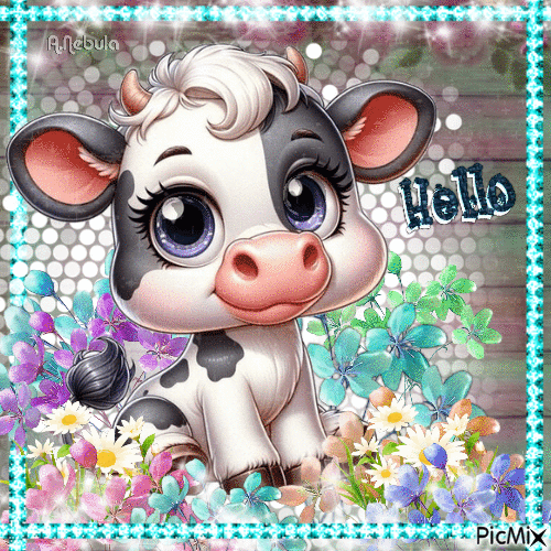Cow-contest - 免费动画 GIF