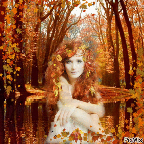 Automne, autumn, Herbst - Gratis animeret GIF