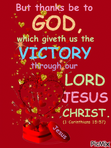VICTORY IS ON THE WAY! THANK YOU JESUS! - GIF เคลื่อนไหวฟรี