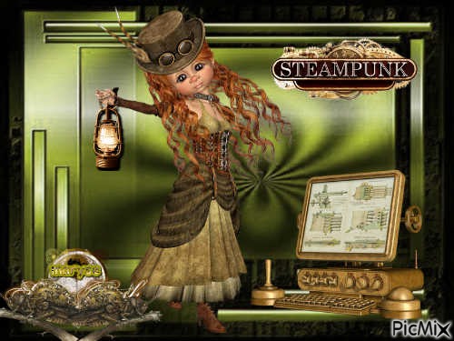 steampunk - zdarma png