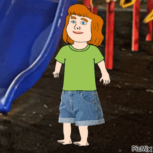 Baby at playground - 免费PNG