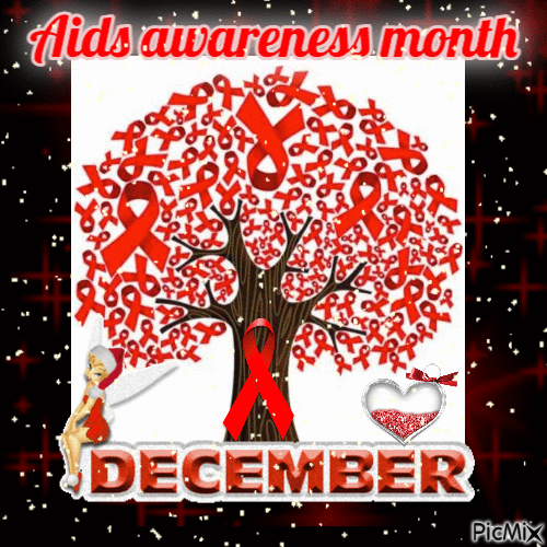 aids awareness month - GIF animé gratuit