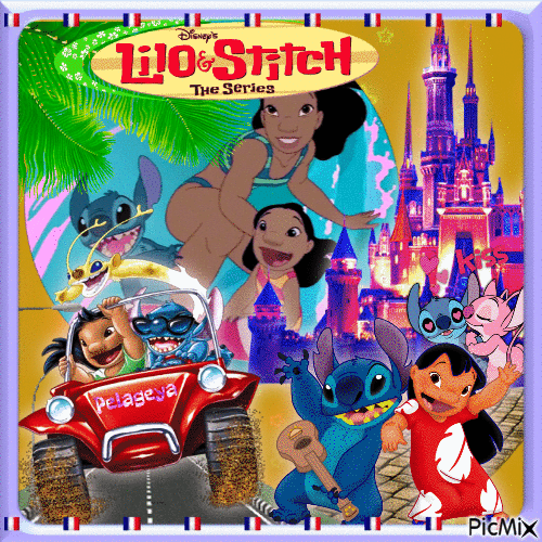 Lilo & Stitch, Disney's1 место - GIF animado gratis