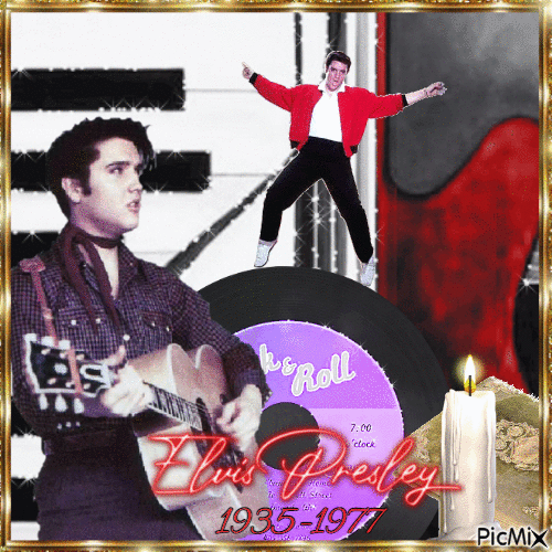 Concours : Hommage Elvis Presley - Free animated GIF
