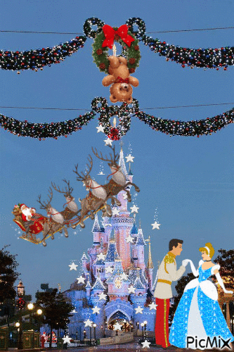 Noel Disneyland - Free animated GIF