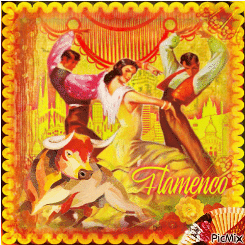 Flamenco - Zdarma animovaný GIF