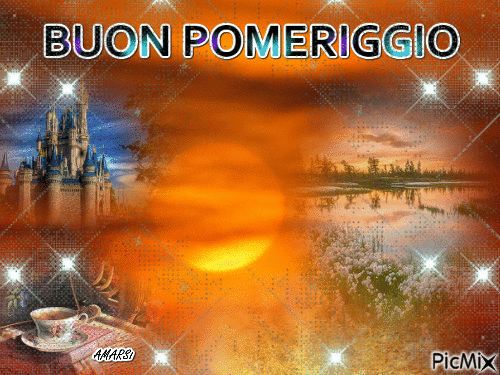 BUON POMERIGGIO - Darmowy animowany GIF