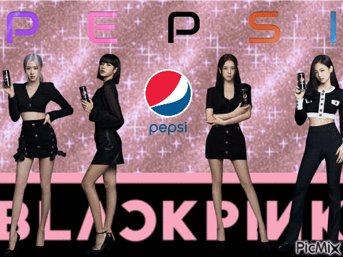 BLACKPINK ~ PEPSI - Besplatni animirani GIF