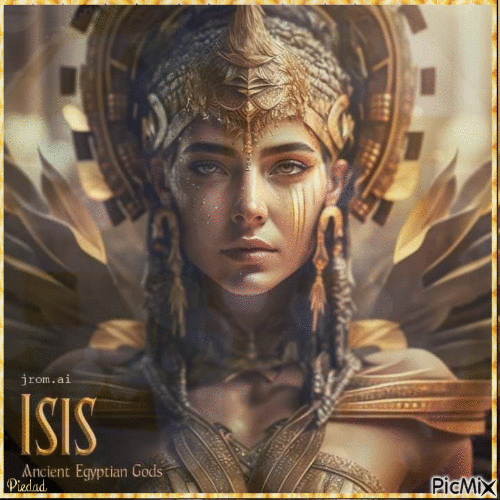 EGYPTIAN GODDESS ISIS - Zdarma animovaný GIF