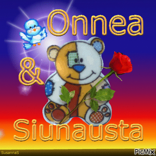 Onnea - Ingyenes animált GIF