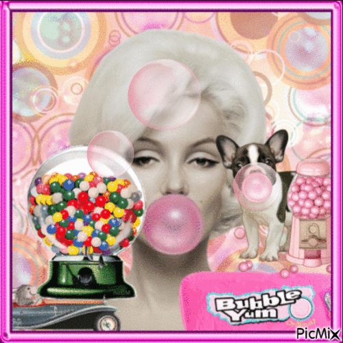Bubble Gum - GIF animé gratuit