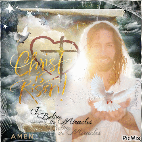 Christ is Risen - GIF animé gratuit