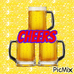 cheers beer - Бесплатный анимированный гифка