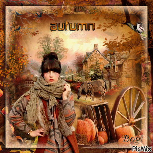 Have a nice autumn day my friends... - GIF animé gratuit