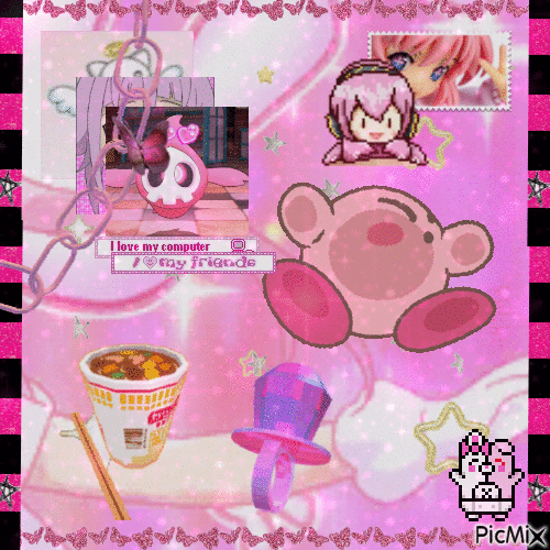 pink tumblr emo webcore - GIF animé gratuit