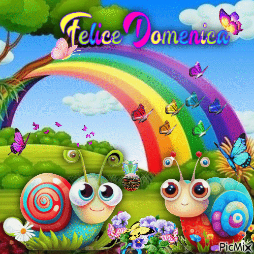 Felice Domenica - GIF animate gratis