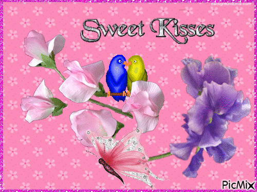 sweet kiss - GIF animado grátis