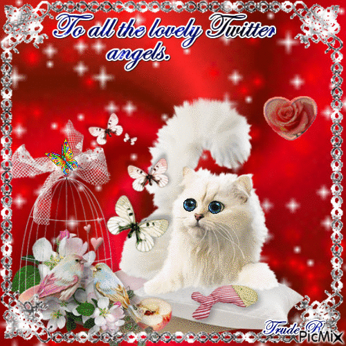 To all the lovely Twitter angels. - GIF animé gratuit