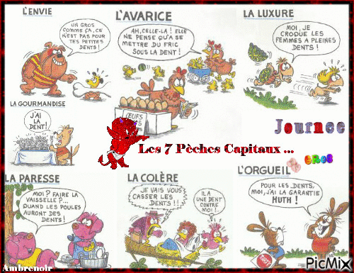 Les 7 Pèchès Capitaux - Безплатен анимиран GIF