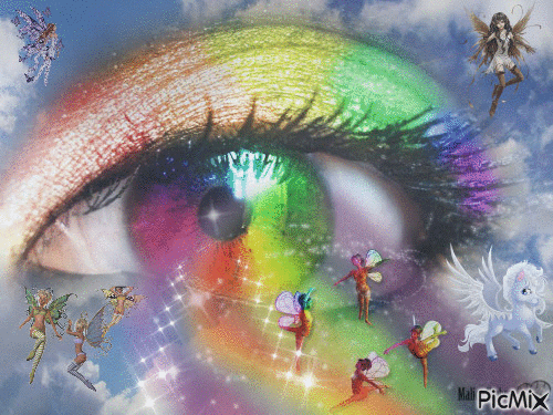 Eye see Rainbows & Things - GIF animé gratuit