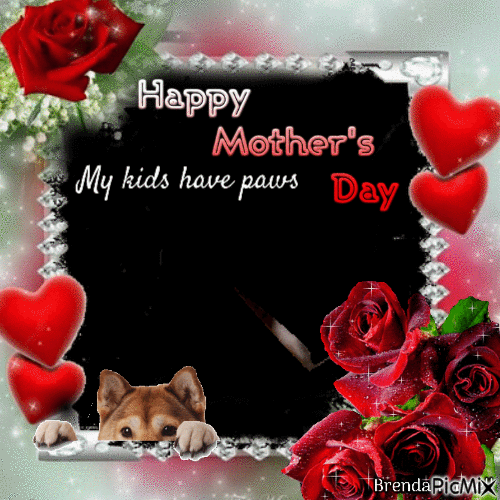 mothers day pets - Free animated GIF