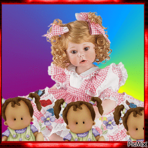 Le bambole - Darmowy animowany GIF