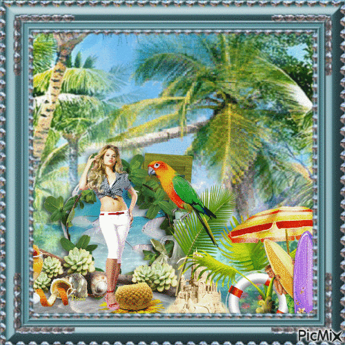 Tropical summer. - Free animated GIF