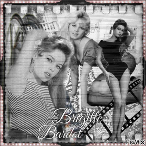 Brigitte Bardot - Ilmainen animoitu GIF