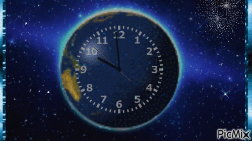 heure du monde - GIF animasi gratis