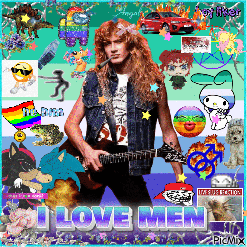 Dave mustaine gay - Zdarma animovaný GIF