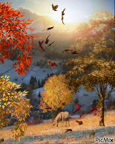 Llegando otoño - Безплатен анимиран GIF