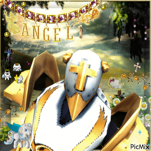 gabriel ultrakill funny angel - Gratis animeret GIF