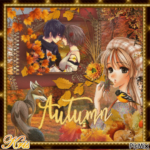 Manga et automne ( - Ilmainen animoitu GIF