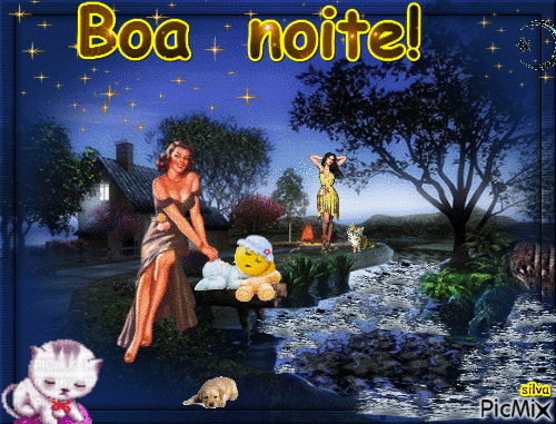 boa noite - Darmowy animowany GIF